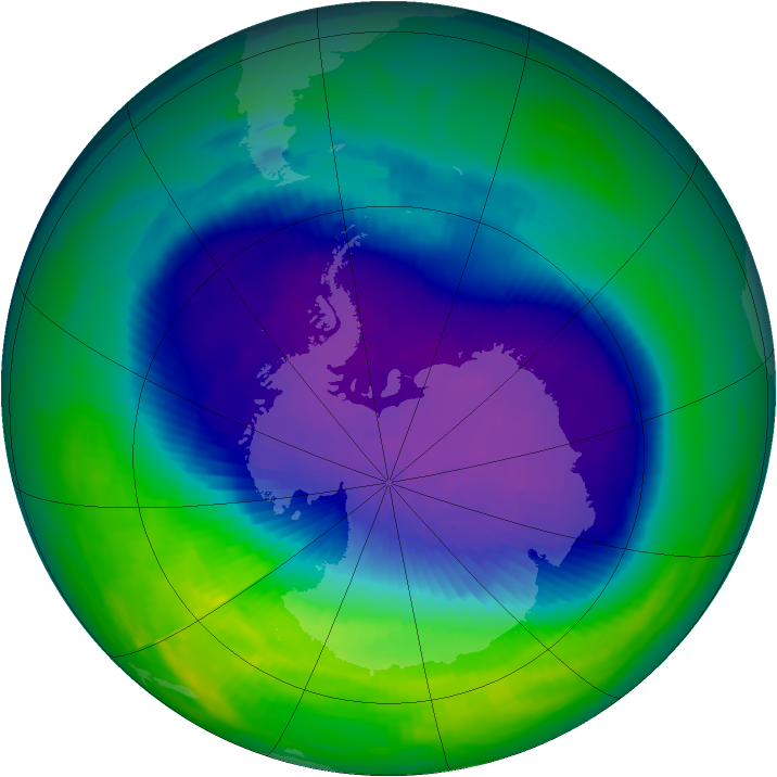 Ozone Map 1992-10-02